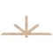 Ekena Millwork Kennewick Smooth Timber Gable Bracket, Douglas Fir, 72"W x 27"H x 1 1/2"D x 3 1/2"F, 9/12 Pitch GBW072X27X0204KEN00SDF - alternate 1